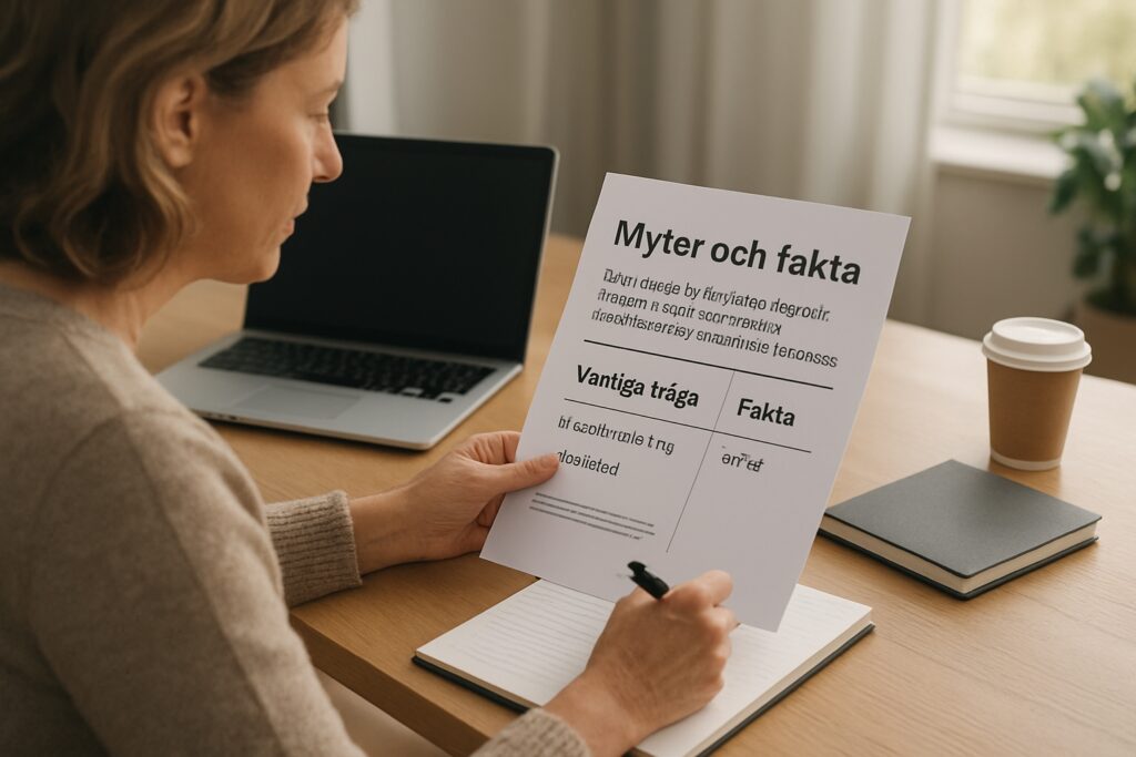 Myter och fakta som vi reder ut när vi planerar resa, vård och avtal
